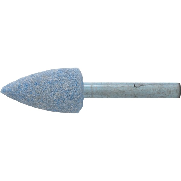 Pferd A12 Vitrified Mounted Point 1/4" Shank - Ceramic oxide 46 Grit TOUGH - 30012