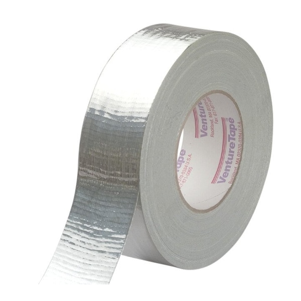 3M VentureTape Silver Metalized Cloth Duct Tape, 2 IN x 60 Yards, 1502 - 7010337385