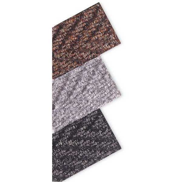 Notrax Entrance Mat, Polypropylene, 3/8 in Thick, Charcoal, 3 ft W x 5 ft L - 118S0035CH