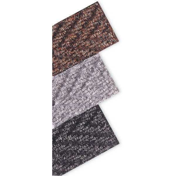 Notrax Entrance Mat, Polypropylene, 3/8 in Thick, Charcoal, 3 ft W x 5 ft L - 118S0035CH