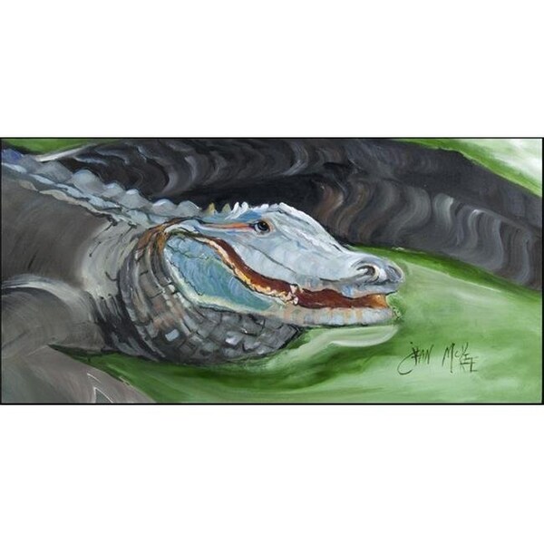 Carolines Treasures Carolines Treasures JMK1306HRM2858 Alligator Smiles Indoor & Outdoor Runner Mat; 28 x 58 in. - JMK1306HRM2858