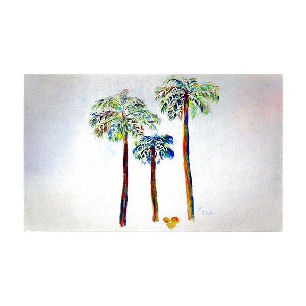 Betsy Drake Betsy Drake DM1106G 30 x 50 in. Three Palms Door Mat - DM1106G