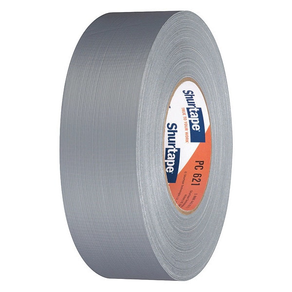 Shurtape Duct Tape, 48mm x 55m, Silver, PK24 - PC 621 SIL-48MM X 55M-24 RLS/CS