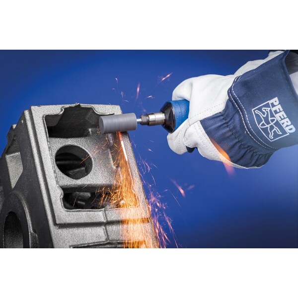 Pferd W208 Vitrified Mounted Point 1/4" Shank - Silicon Carbide, 30 Grit CAST EDGE - 34008