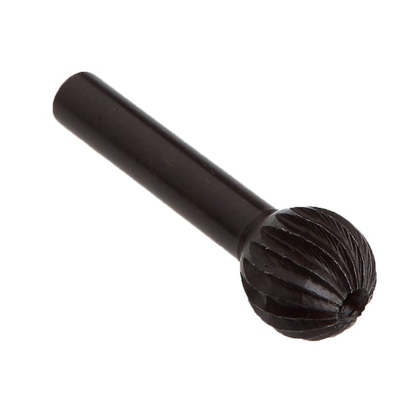 Forney Rotary File, 1 in x 1/2 in x 1/4 in Ball Shaped - 60072