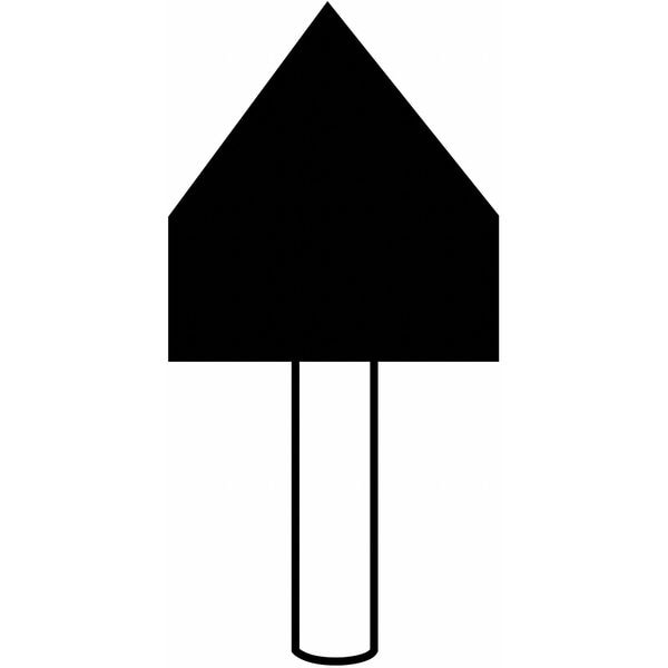 Norton Abrasives Gemini Vitrified Mounted Point, 1-1/4 x1-1/4in, 60G - 61463624389