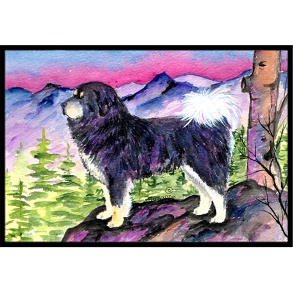 Carolines Treasures 18 x 27 in. Tibetan Mastiff Indoor Outdoor Doormat - SS8528MAT