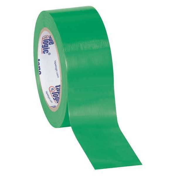 Partners Brand Tape Logic Solid Vinyl Safety Tape, 6.0 Mil, 2" x 36 yds., Green, 3/Case - T92363PKG