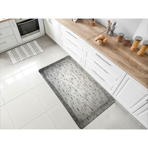 Rhino Mats Antifatigue Mat, 10 ft L x 2 ft W, 1/2 in Thickness, Vinyl, Gray - TT-24120G-12