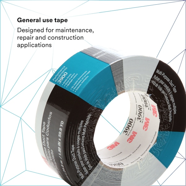 3M Duct Tape, Vinyl, 48mm x 54.8m - 70006250602