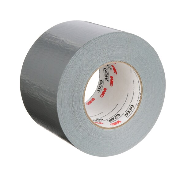 3M Heavy Duty Duct Tape, 3939 Series, 96mm W x 54 m L, Silver, PK12 - 3939