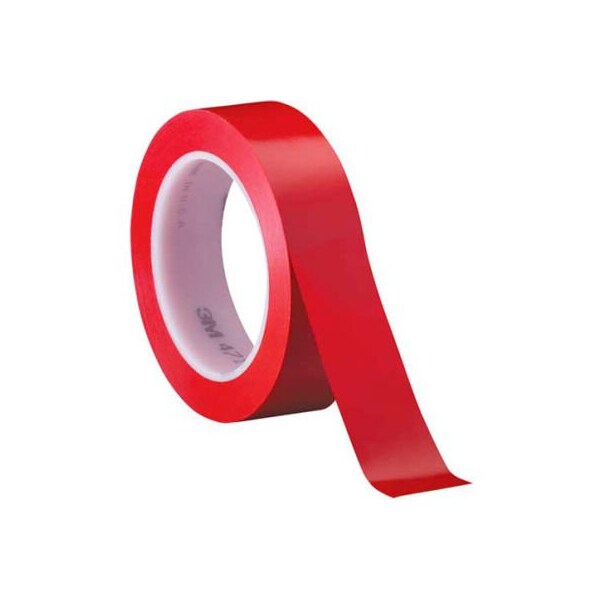 3M 471 Vinyl Tape 1 x 36 Yds 5.2 Mil Red - 3/PACK - T9654713PKR
