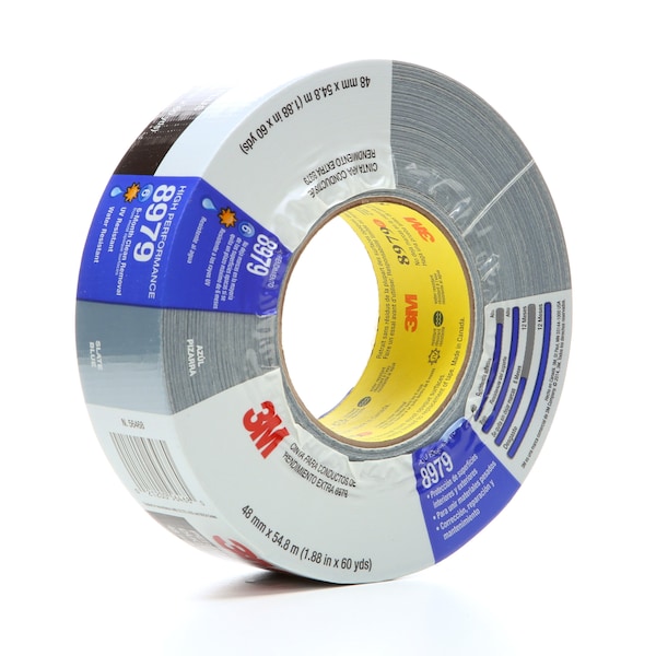 3M Duct Tape, 12.6 Mil, 2"x60 yds, Slate Blue, PK24 - T9878979B
