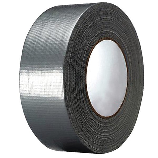 Zoro Select Duct Tape, 48mm W x 55m L, Utility, PK24 - TC296-SILVER-48MM X 55M (24PK)
