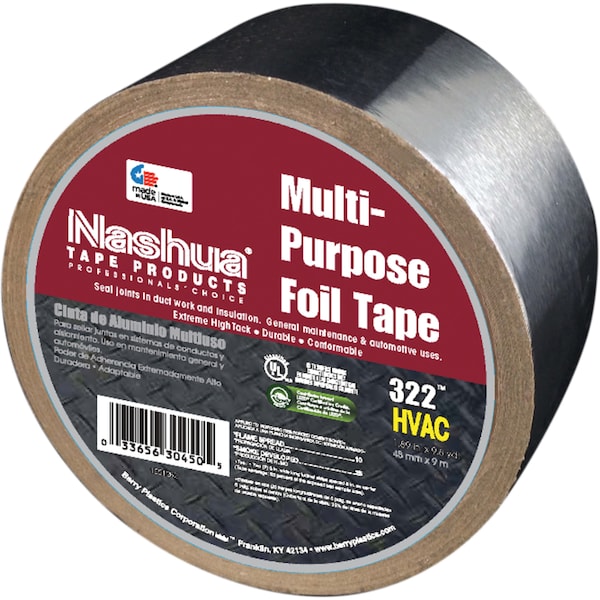 Nashua Nashua 1.89 in. W X 9.8 yd L Silver Foil Tape - 1087626