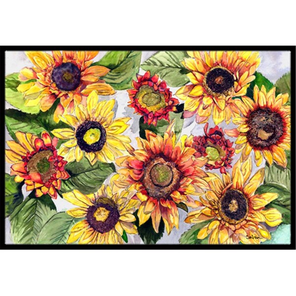 Jensendistributionservices 24 x 36 In. Sunflowers Indoor or Outdoor Mat - MI2554118