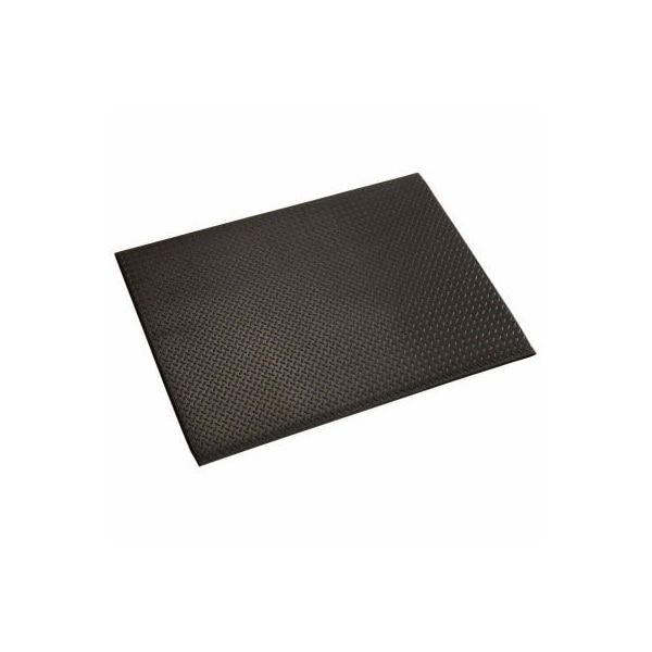 Apache Mills Apache Mills Diamond Deluxe Soft Foot Mat 1/2in Thick 3' x 5' Black - 2057009003X5