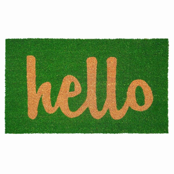 Calloway Mills Entrance Mat, Coir, Green, Natural - 100262436GNS