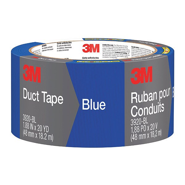3M Blue Duct Tape 3920-BL, 1.88"x20ydPK12 - 3920-BL