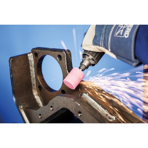 Pferd W242 Vitrified Mounted Point 1/4" Shank - Aluminum Oxide 30 Grit STEEL EDGE - 34517