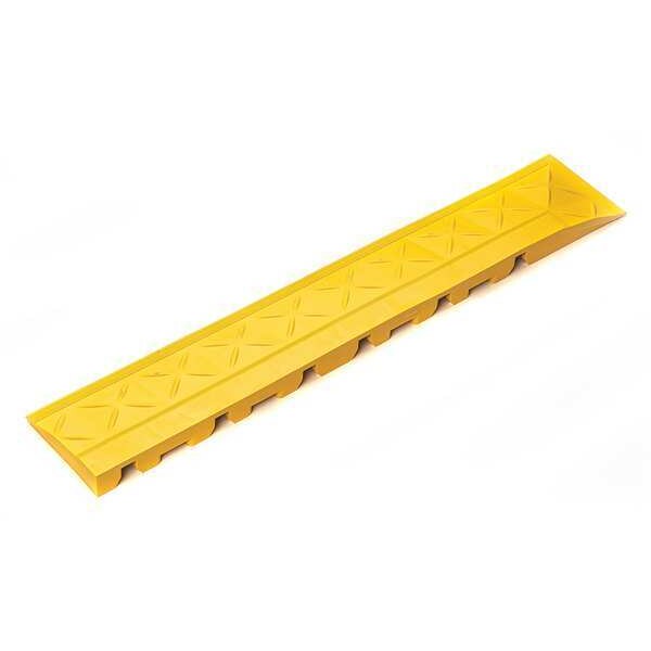 Ergo Advantage Safe-Flex Ramp Edge with Corner, PVC, 4 in W x 18 in L, 1 in Thick, 2 PK - ESDA5-Y
