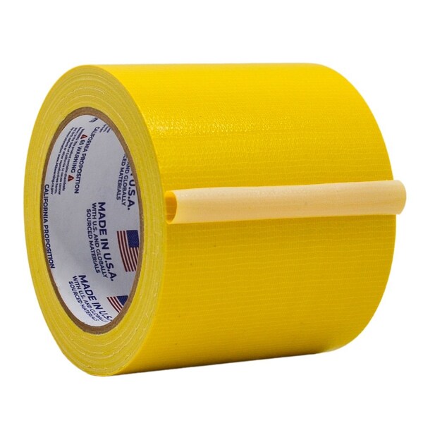 Wod Tape DTC10 Industrial Grade Duct Tape Schoolbus Yellow 4 in. x 60 ft., 12PK - WOD DTC10-04000-12-60-SYE