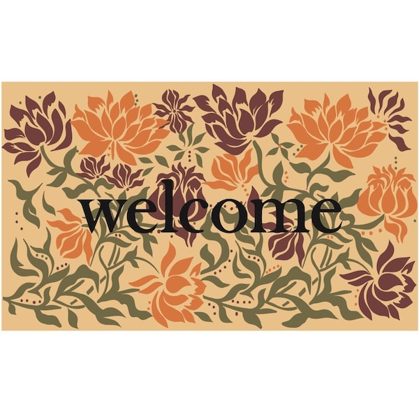 Stephan Roberts Home 18 x 30 in Recycled Rubber Doormat Verona - 30N18RM5706