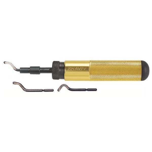 Shaviv Deburring Tool Set, Aluminum, Hi Speed Stl - 155-00019