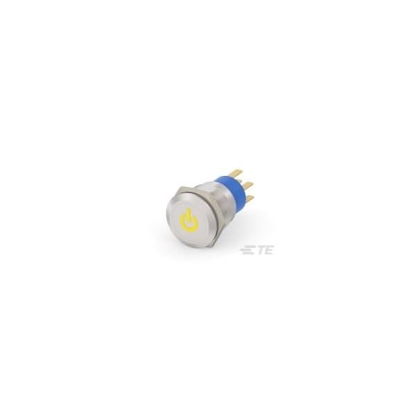 Te Connectivity AV19 DPM 0.4VA LUZ DE ENERGÍA LED AMARILLO 12V - 5-2213766-0