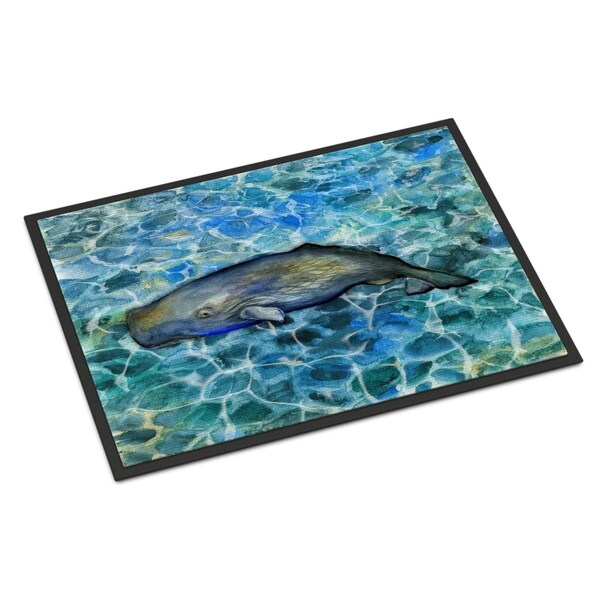 Carolines Treasures 18 x 27 in. Sperm Whale Cachalot Indoor or Outdoor Mat - BB5338MAT