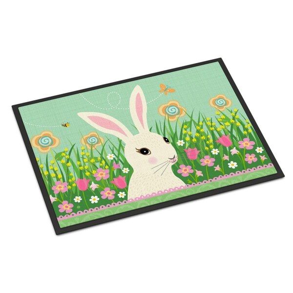 Carolines Treasures 24 x 36 in. Easter Bunny Rabbit Indoor or Outdoor Mat - VHA3023JMAT