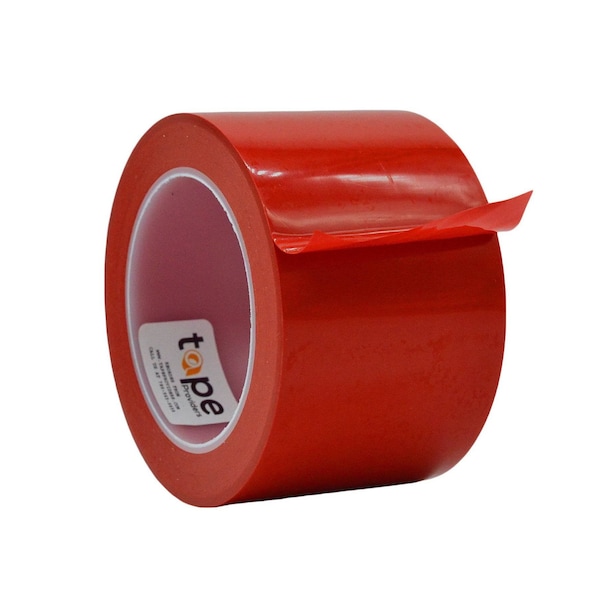 Wod Tape GHT7R-UV Polyethylene Stucco Shrink Wrap Tape UV Resistant 3 in. x 60 yds. Red, 16PK - WOD GHT7R-UV-03000-16-60-RED
