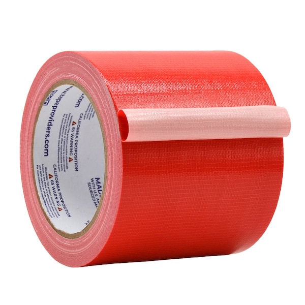 Wod Tape DTC10 Industrial Grade Duct Tape Burgundy 4 in. x 60 ft., 12PK - WOD DTC10-04000-12-60-BUR