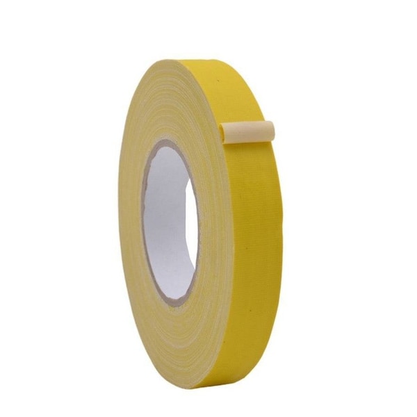 Wod Tape GTC12 Gaffer Tape Low Gloss Finish Film 1 in. X 60 ft. Yellow, 48PK - WOD GTC12-01000-48-60-YEL