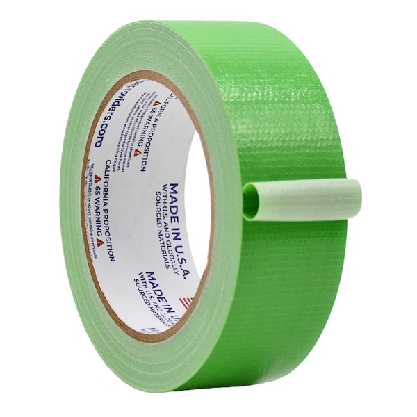 Wod Tape DTC10 Industrial Grade Duct Tape Dark Green 1.5 in. x 60 ft., 32PK - WOD DTC10-01500-32-60-DGR