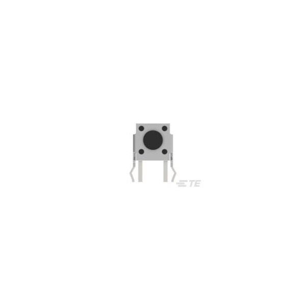 Te Connectivity Teclado de interruptores, 1 interruptor, SPST, Momentáneo-Táctil, 0.05A, 24Vdc, 1.568N, 4 agujeros de PCB, Soldadura - 1825027-5