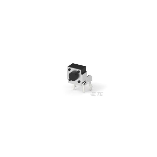 Te Connectivity Teclado de interruptores, 1 interruptor, SPST, Momentáneo-Táctil, 0.05A, 24Vdc, 1.568N, 4 agujeros de PCB, Soldadura - 1825027-5