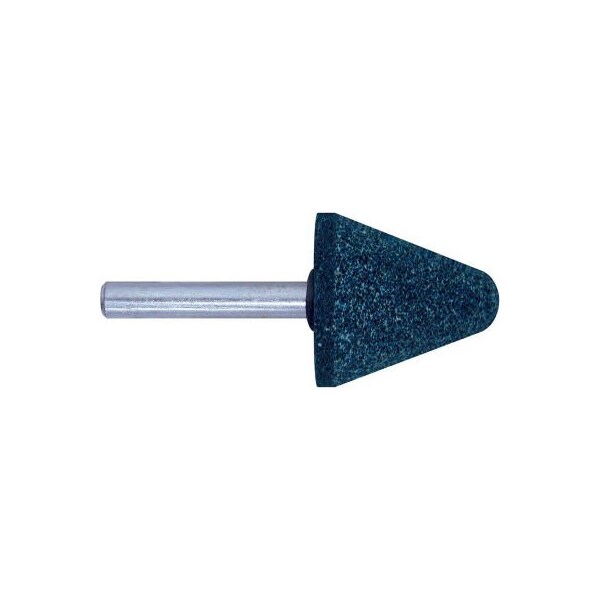 Century Drill & Tool Century Drill Mounted Grinding Point 1" Dia. 1/4" Shank Size A4 Aluminum Oxide - 75201