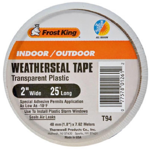 Thermwell Products Thermwell T94H 2 in. x 25 ft. Weatherproofing Tape - TH575006