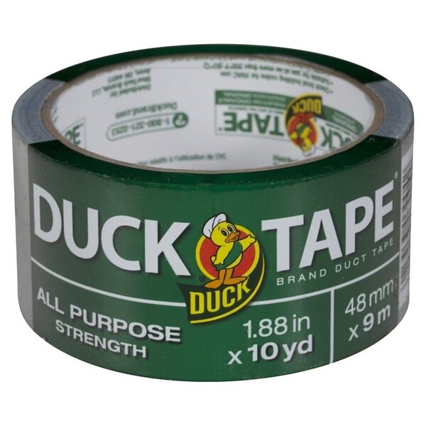 Duck Brand Duct Tape, 10 yd L, 188 in W, Silver - 761288