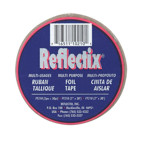 Reflectix Reflectix 2 in. W X 30 ft. L X 0.3125 in. Reflective Radiant Barrier Foil Tape Insulation Roll 30 sq - FT21006