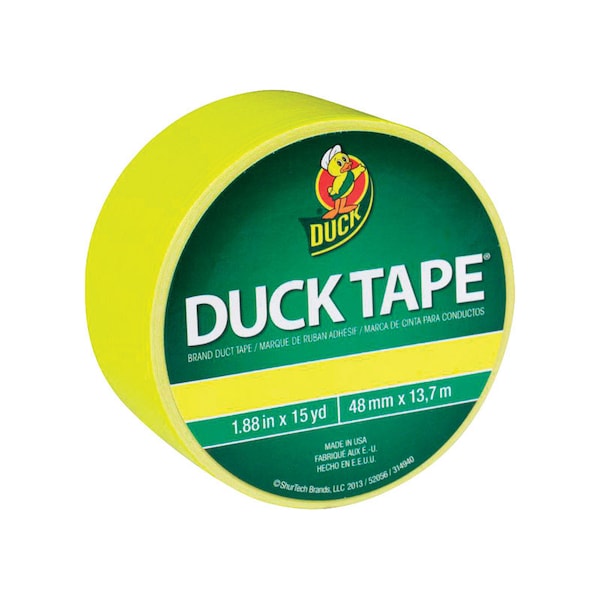Duck Brand Duck 1.88 in. W X 15 yd L Yellow Solid Duct Tape - 1061070
