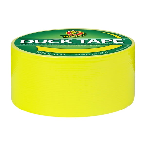 Duck Brand Duck 1.88 in. W X 15 yd L Yellow Solid Duct Tape - 1061070