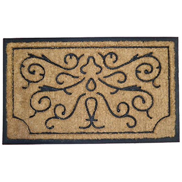 Imports Decor Swirls and Twirls Door Mat - 726RBCM