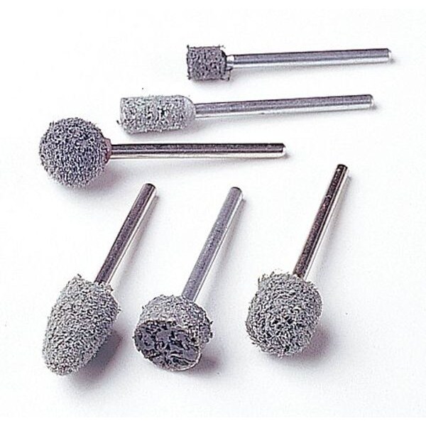 Standard Abrasives Unitized Mnted Point, 1/2in Dia, 1/8in, PK5 - 877008