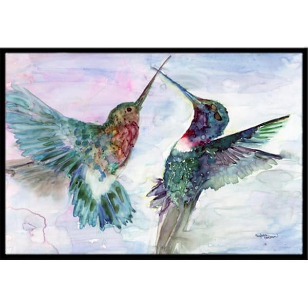 Carolines Treasures Hummingbird Combat Indoor or Outdoor Mat- 18 x 27 in. - 8968MAT