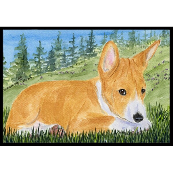 Carolines Treasures Basenji Indoor Or Outdoor Doormat - 24 x 36 in. - SS8016JMAT