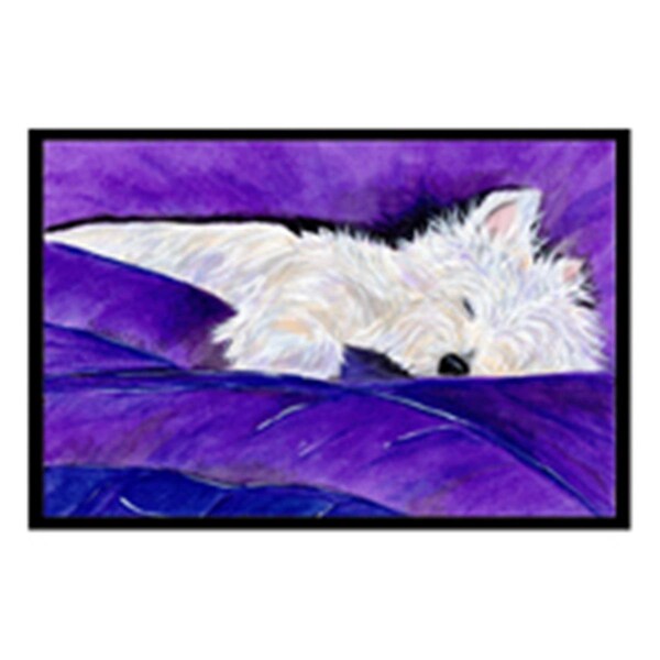 Jensendistributionservices 18 x 27 in. Westie Indoor Outdoor Doormat - MI2557688