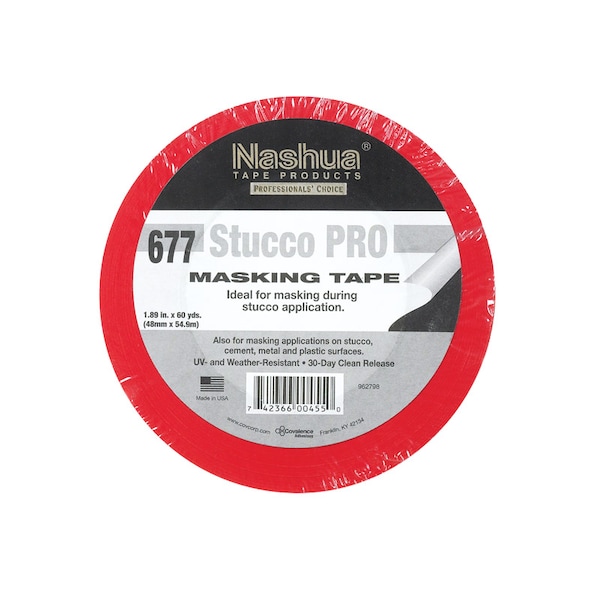 Nashua Nashua 1.89 in. W X 60 yd L Red Regular Strength Masking Tape 1 pk - 1086915