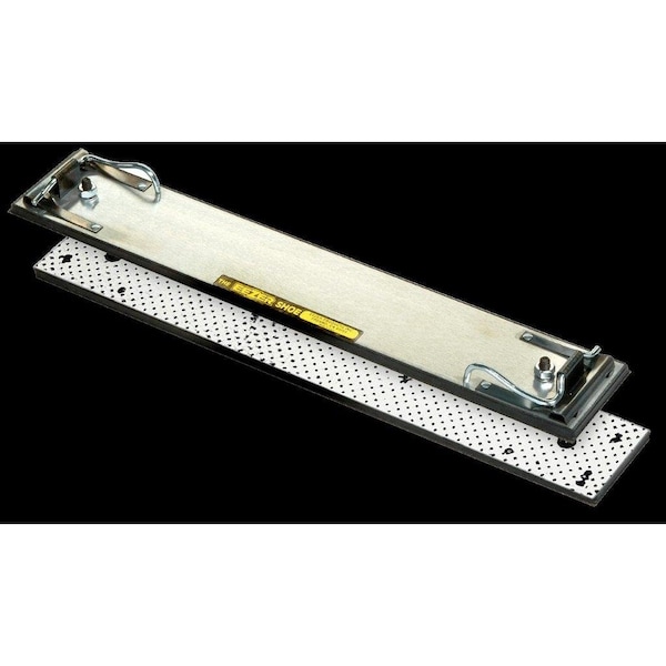 Eezer Products 2.75in X 16.5in Straightline Sander Shoe, PSA & Two Clips, Fully Molded - 1600